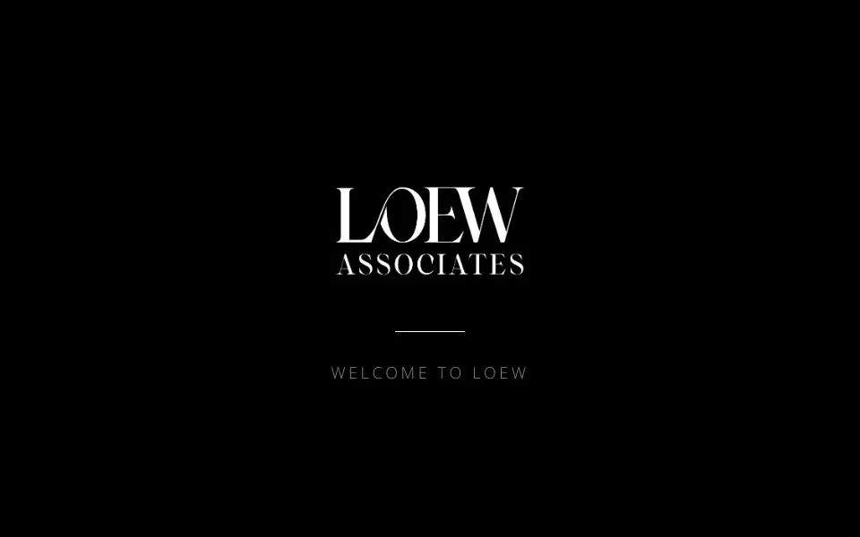 Loew Associates website designed by Swayed